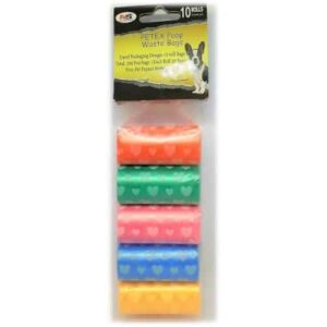 שקיות לאיסוף צרכים מארז 10 גלילים של חב' "פטקס"