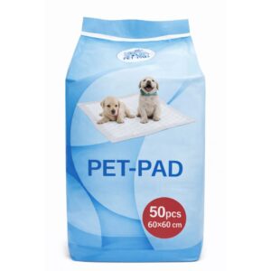 Pet-Pad רפידות אימון לגורים וכלבים גודל הפד 60x60 ס"מ (50 יחידות במארז)