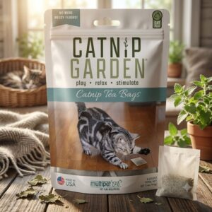 ⁦שקיות תה קטניפ לחתולים 14.1 גרם - מולטיפט Multipet Catnip Garden⁩ – תמונה ⁦1⁩